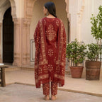 3 Combo Set Kurta, Pants With Dupatta | KS-02