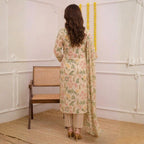 3 Combo Set Kurta, Pants With Dupatta | KS-02
