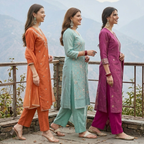 3 Kurta Pants & Dupatta Set (E-08)