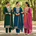 3 Kurta Pants & Dupatta Set (E-01)