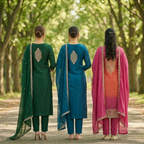 3 Kurta Pants & Dupatta Set (E-01)