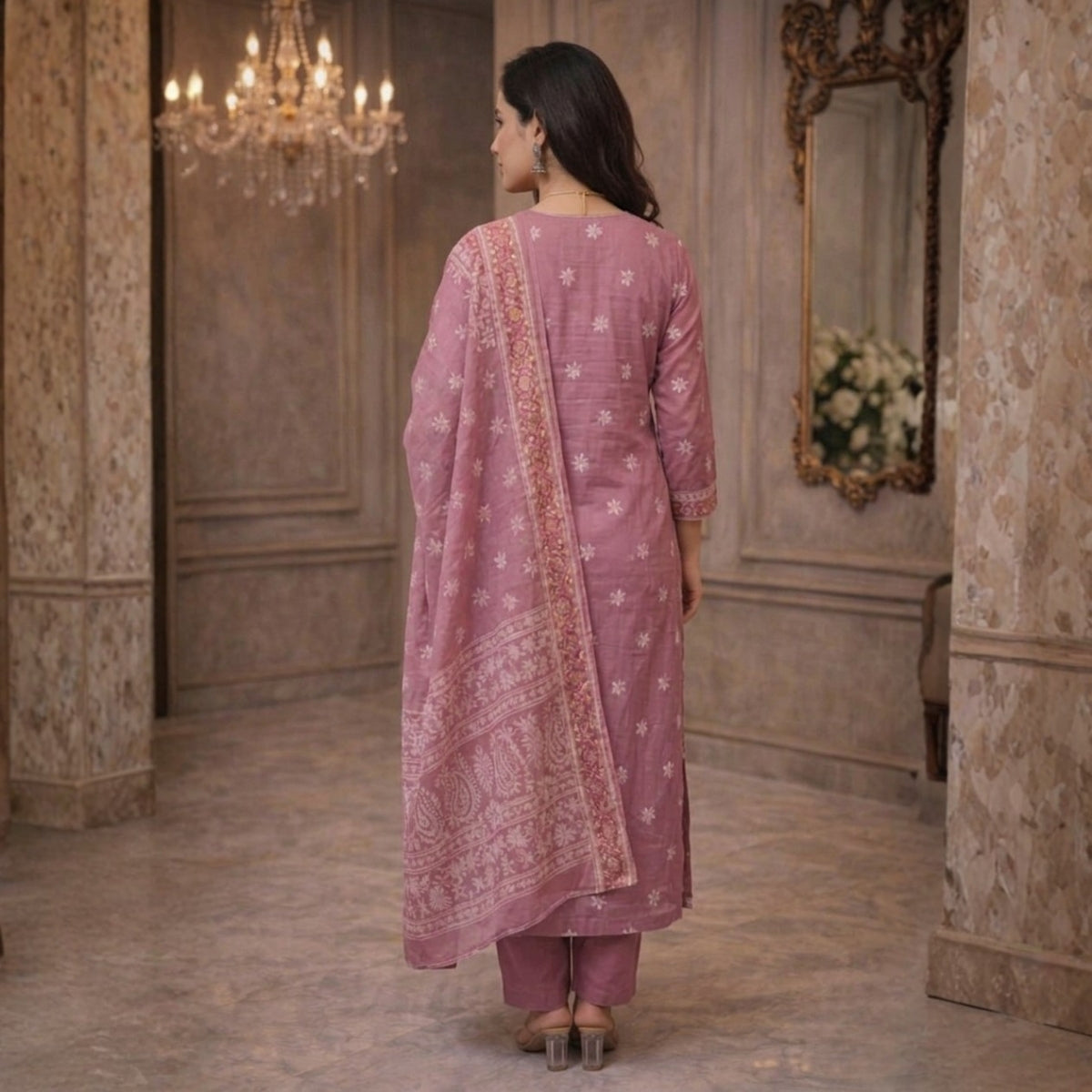 3 Combo Set Kurta, Pants With Dupatta | KS-01