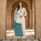 3 Combo Set Kurta, Pants With Dupatta (DMK-8)