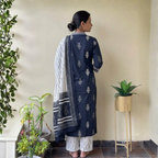 3 Combo Set Kurta, Pants With Dupatta (DMK-10)