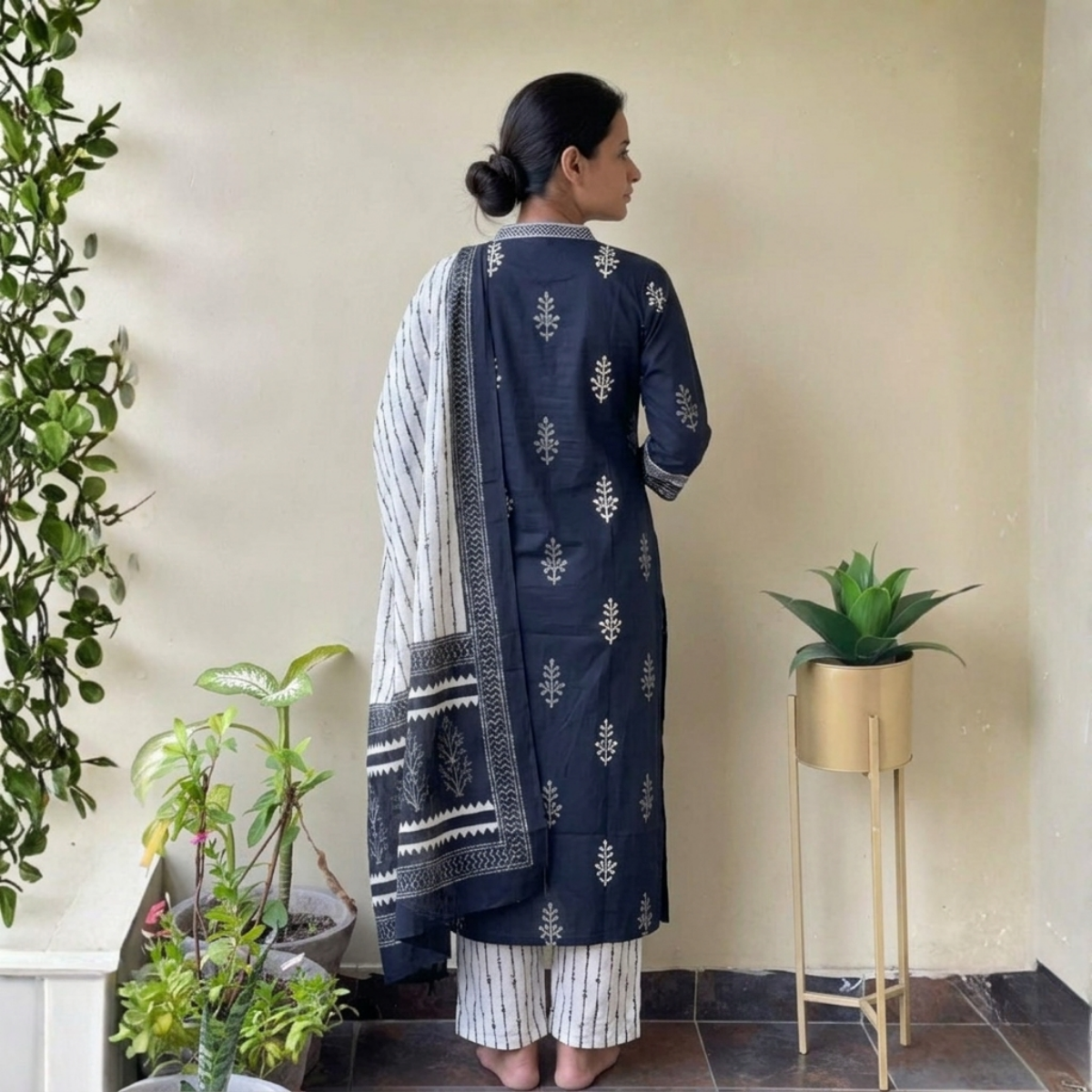 3 Combo Set Kurta, Pants With Dupatta (DMK-10)