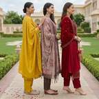 3 Kurta Pants & Dupatta Set (E-02)