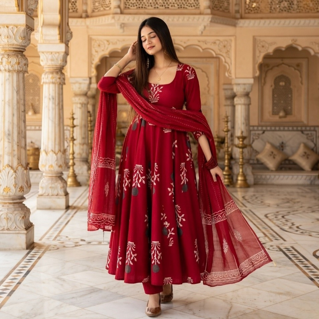 3 Combo Set Kurta, Pants With Dupatta (DMK-2)