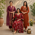 3 Combo Set Kurta, Pants With Dupatta (DMK-2)